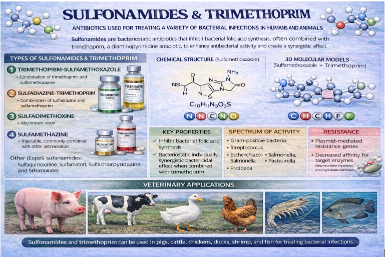 kháng sinh Sulfonamides và Trimethoprim